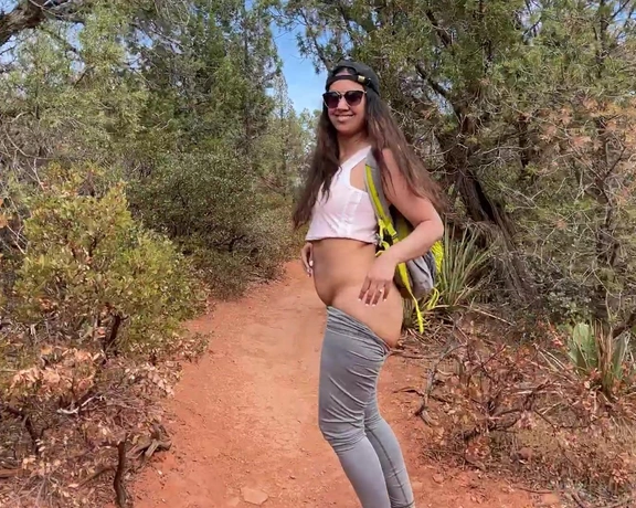 Selena Ryan aka selenaryan - 05-24-2021 OnlyFans Video - What would you do if you walked by THIS while hiking  Hiking in Sedona and