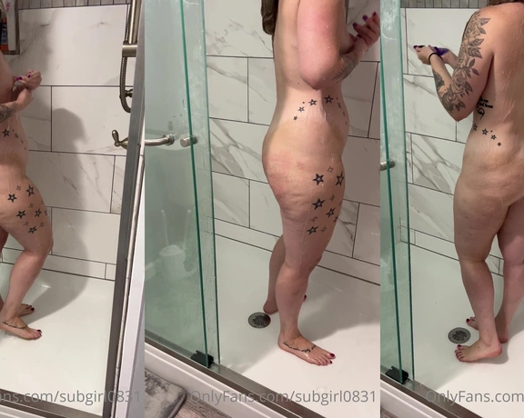 Subgirl0831 aka subgirl0831 - 03-03-2022 OnlyFans Video - Shower Time