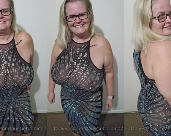 AussieBarbie07  VIP aka aussiebarbie07 - 07-01-2023 OnlyFans Video - Sharing with you the dress I wore out last night for my birthday  Tip if