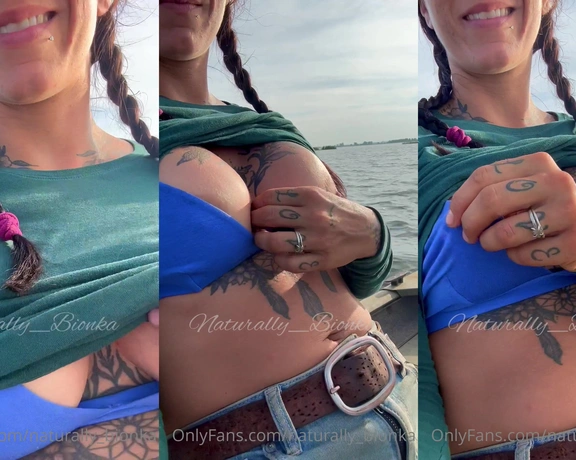 NaturallyBionka aka naturally_bionka - 06-19-2023 OnlyFans Video - I love the things that happen on my boat