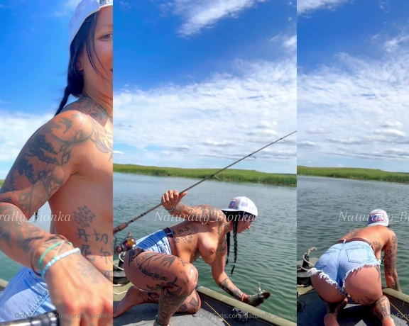 NaturallyBionka aka naturally_bionka - 07-09-2024 OnlyFans Video - Topless fishing   Tap the heart is you want to see more