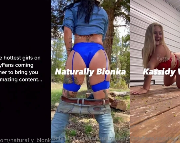 NaturallyBionka aka naturally_bionka - 05-17-2023 OnlyFans Video - Todays the day Look at the amazing women I will be collabing with next week I