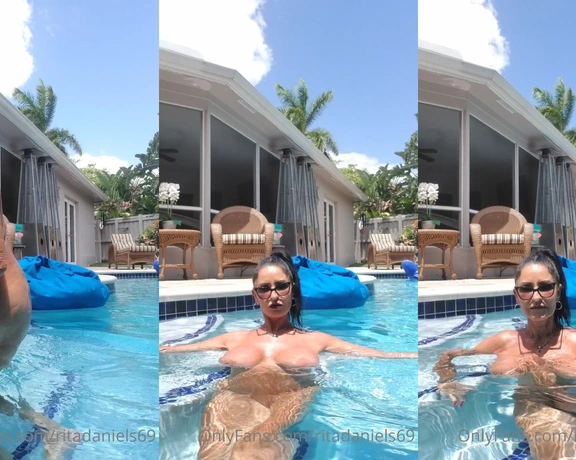 Rita Daniels aka ritadaniels69 - 05-13-2020 OnlyFans Video - Had to cool off after our Hot StoryTime today